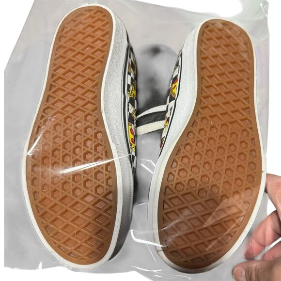 201. Vans Youth Size 3.5 Sneakers – Pizza Print Checkered - Picture 7 of 7